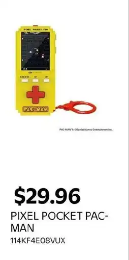 Walmart Pixel pocket pac- man offer