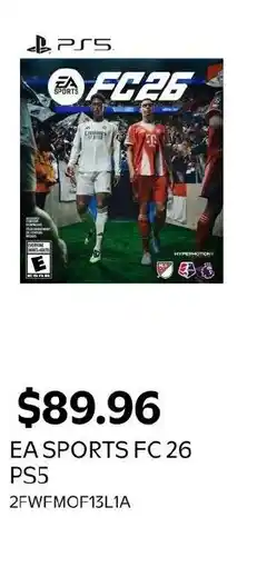 Walmart EA SPORTS FC 26 PS5 offer