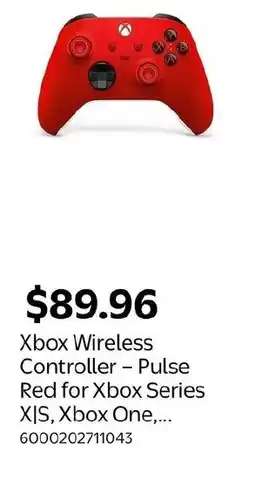 Walmart Xbox Wireless Controller - Pulse Red for Xbox Series XIS, Xbox One,... offer