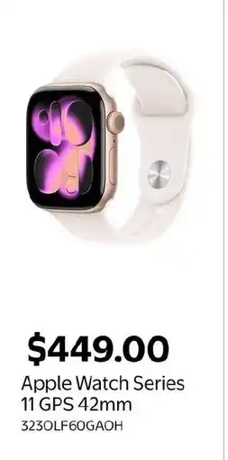 Walmart Apple Watch Series 11 GPS 42mm offer