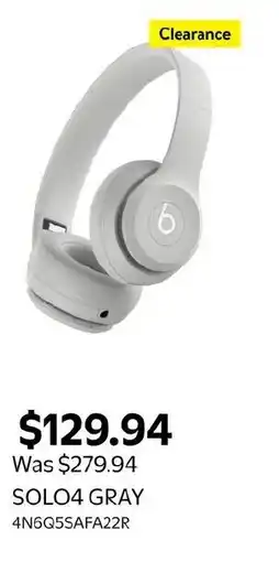 Walmart Solo4 gray offer