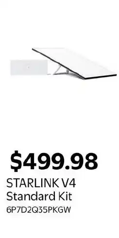 Walmart STARLINK V4 Standard Kit offer