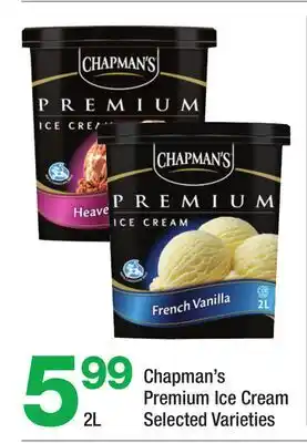 Highland Farms Chapman's Premium Ice Cream offer