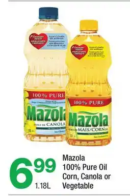 Highland Farms Mazola 100% Pure Oil Corn, Canola or Vegetable offer
