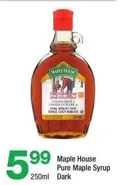 Highland Farms Maple House Pure Maple Syrup Dark offer