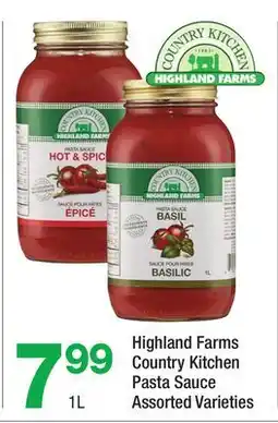 Highland Farms Highland Farms Country Kitchen Pasta Sauce offer