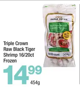 Highland Farms Triple Crown Raw Black Tiger Shrimp 16/20ct offer