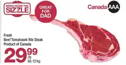 Highland Farms Fresh Beef Tomahawk Rib Steak offer