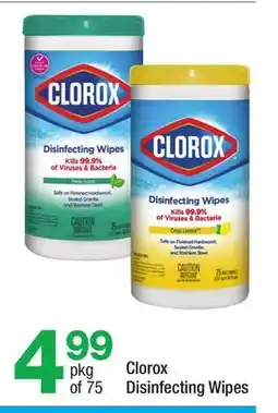 Highland Farms Clorox Disinfecting Wipes offer