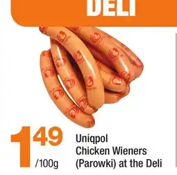 Highland Farms Uniqpol Chicken Wieners (Parowki) at the Deli offer