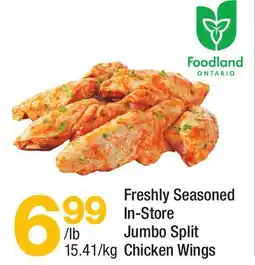 Highland Farms Freshly Seasoned In-Store Jumbo Split Chicken Wings offer