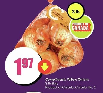FreshCo Compliments Yellow Onions offer