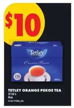 No Frills Tetley Orange Pekoe Tea offer