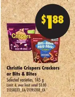 No Frills Christie Crispers Crackers or Bits & Bites offer