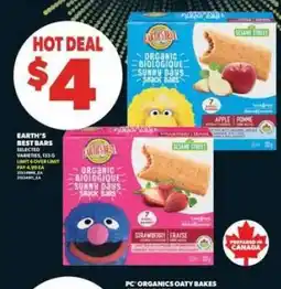 Real Canadian Superstore Earth's Best Bars offer