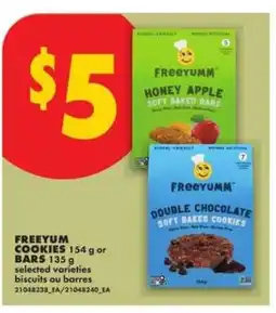 No Frills FREEYUM COOKIES 154 g or BARS 135 g offer