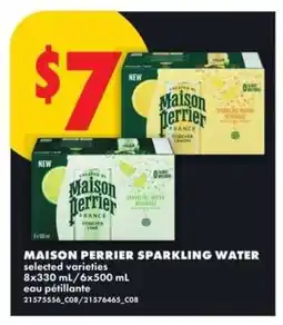 No Frills MAISON PERRIER SPARKLING WATER† offer