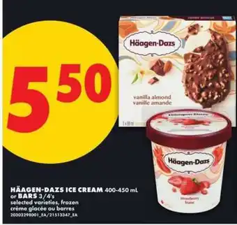 No Frills Häagen-Dazs Ice Cream offer