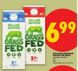 No Frills Rolling Meadow grass fed milk offer