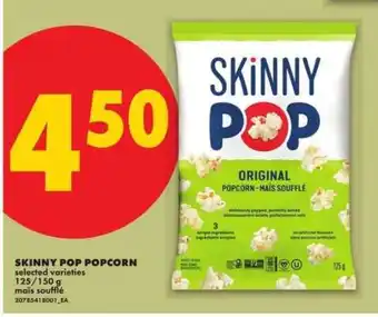 No Frills SKINNY POP POPCORN offer
