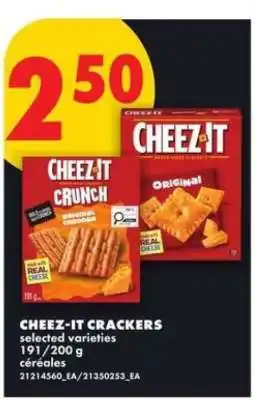No Frills Cheez-It Crackers offer