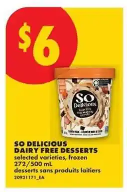 No Frills SO DELICIOUS DAIRY FREE DESSERTS offer