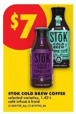 No Frills Stok Cold Brew Coffee offer