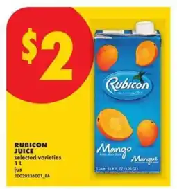 No Frills Rubicon Juice offer
