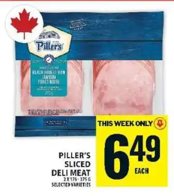 Food Basics PILLER’S SLICED DELI MEAT offer