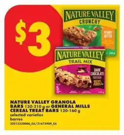 No Frills Nature Valley Granola Bars or General Mills Cereal Treat Bars offer