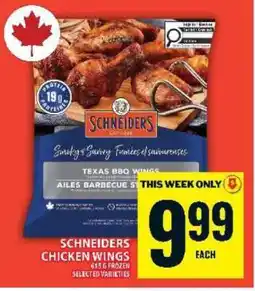 Food Basics SCHNEIDERS CHICKEN WINGS offer