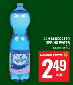 Food Basics SAN BENEDETTO SPRING WATER offer