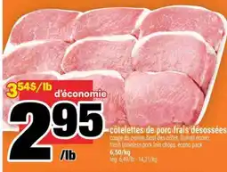Super C côtelettes de porc frais désossées offer