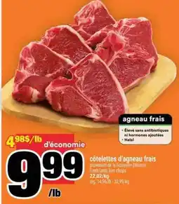 Super C côtelettes d'agneau frais offer