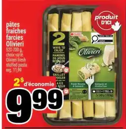 Super C PÂTES FRAÎCHES FARCIÉS OLIVIERI offer