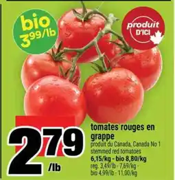 Super C TOMATES ROUGES EN GRAPPE offer
