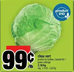 Super C CHOU VERT offer