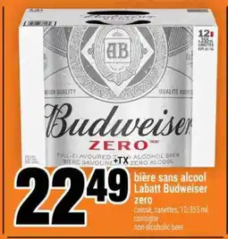 Super C Labatt Budweiser Zero offer