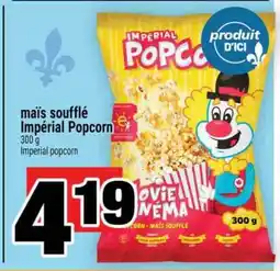 Super C maïs soufflé Imperial popcorn offer