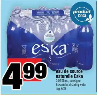 Super C eau de source naturelle Eska offer