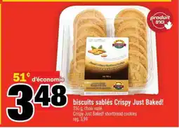 Super C biscuits sablés Crispy Just Baked! offer