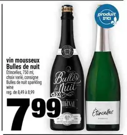 Super C VIN MOUSSEUX BULLES DE NUIT offer