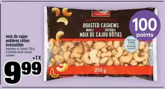 Super C noix de cajou entières rôties offer