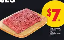 No Frills LEAN GROUND BEEF AND PORK offer