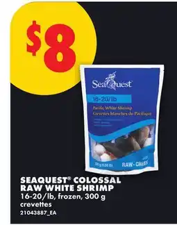 No Frills SEAQUEST COLOSSAL RAW WHITE SHRIMP, 16-20/lb offer