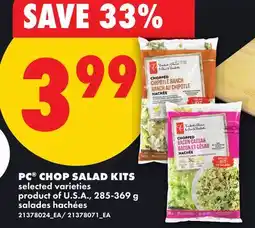 No Frills PC CHOP SALAD KITS offer