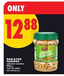 No Frills DAN-D PAK CASHEWS offer