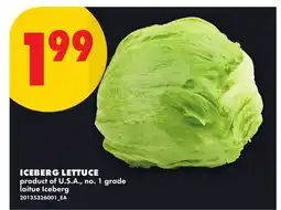 No Frills ICEBERG LETTUCE offer
