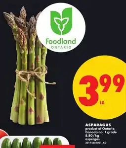 No Frills ASPARAGUS offer