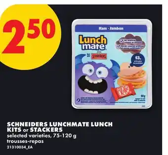 No Frills SCHNEIDERS LUNCHMATE LUNCH KITS OR STACKERS offer